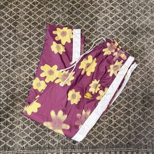 Nike Pants | Nike Windbreaker Pants | Color: Purple/Yellow | Size: L